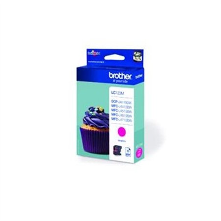Tinteiro Brother LC123M Magenta 6,6ml 600 Pág.