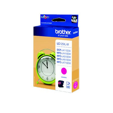 Tinteiro Brother LC125XLM Magenta 13,1ml 1200 Pág.