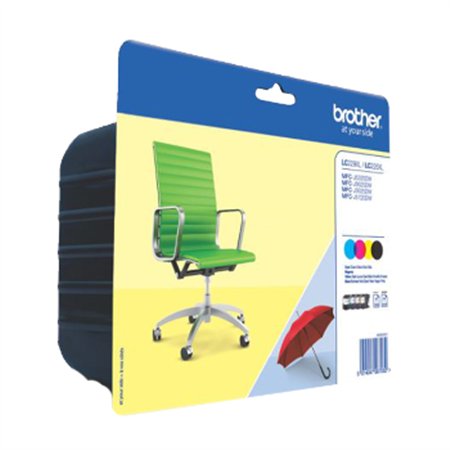 Pack Tinteiros Brother LC229XL / LC225XL 4 Cores LC229XLVALP