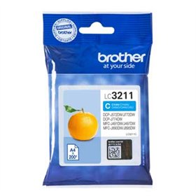 Tinteiro Brother LC3211C Azul 200 Pág.