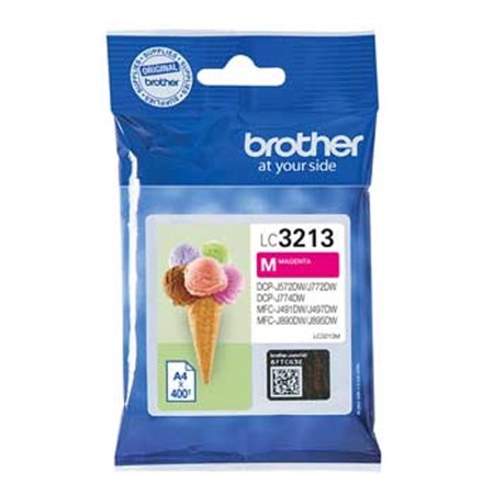 Tinteiro Brother LC3213M Magenta 400 Pág.