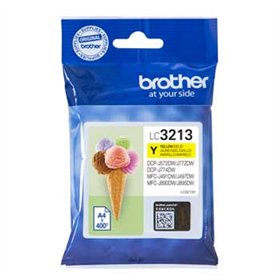 Tinteiro Brother LC3213Y Amarelo 400 Pág.