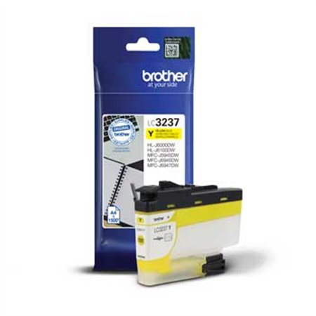 Tinteiro Brother LC3237Y Amarelo 1500 Pág.