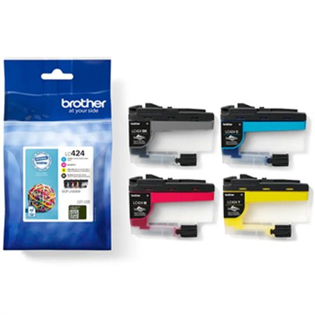 Pack Tinteiros Brother LC424VAL 4 Cores 750 Pág.