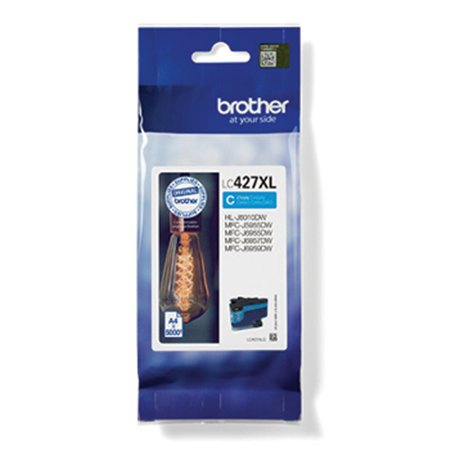 Tinteiro Brother LC427XLC Azul 5000 Pág.