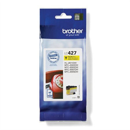 Tinteiro Brother LC427Y Amarelo 1500 Pág.