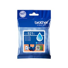 Tinteiro Brother LC521C Azul 500 Pág.