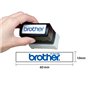 Carimbo 10x60mm Preto Brother PR1060B6P 6un