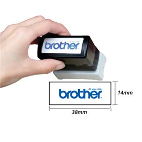 Carimbo 14x38mm Vermelho Brother PR1438R6P 6un