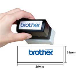 Carimbo 18x50mm Azul Brother PR1850E6P 6un