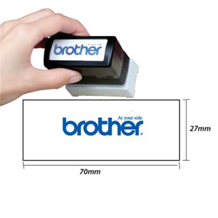 Carimbo 27x70mm Vermelho Brother PR2770R6P 6un