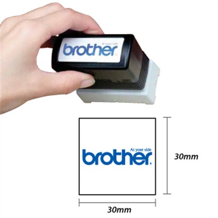 Carimbo 30x30mm Azul Brother PR3030E6P 6un