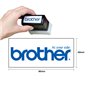 Carimbo 40x90mm Preto Brother PR4090B6P 6un