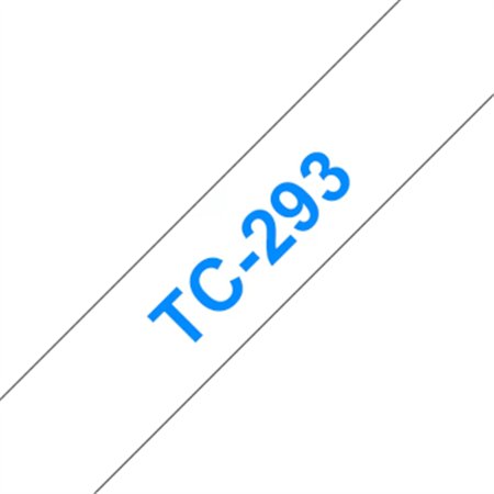 Fita Laminada 09mmx7,7mts Branco/Azul