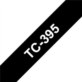 Fita Laminada 09mmx7,7mts Preto/Branco