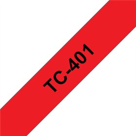 Fita Laminada 12mmx7,7mts Vermelho/Preto