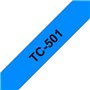 Fita Laminada 12mmx7,7mts Azul/Preto