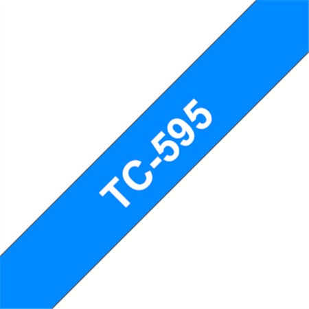 Fita Laminada 09mmx7,7mts Azul/Branco