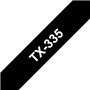 Fita Laminada 12mmx15mts Preto/Branco