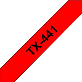 Fita Laminada 18mmx15mts Vermelho/Preto