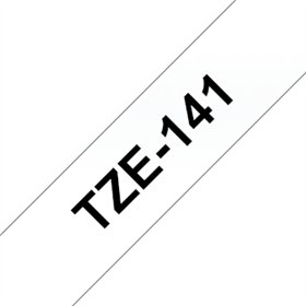 Fita Laminada 18mmx8mts Transparente/Preto