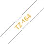 Fita Laminada 36mmx8mts Transparente/Dourado