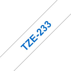 Fita Laminada 12mmx8mts Branco/Azul