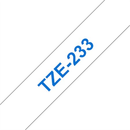 Fita Laminada 12mmx8mts Branco/Azul