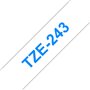 Fita Laminada 18mmx8mts Branco/Azul