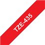 Fita Laminada 12mmx8mts Vermelho/Branco