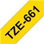 Fita Laminada 36mmx8mts Amarelo/Preto