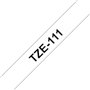 Fita Laminada 06mmx8mts Transparente/Preto