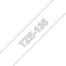 Fita Laminada 12mmx8mts Transparente/Branco