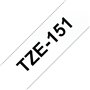 Fita Laminada 24mmx8mts Transparente/Preto