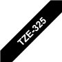 Fita Laminada 09mmx8mts Preto/Branco