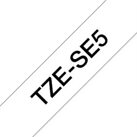 Fita Laminada Segurança 24mmx8mts Branco/Preto