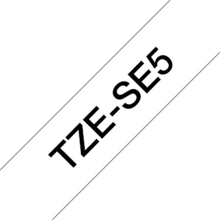 Fita Laminada Segurança 24mmx8mts Branco/Preto