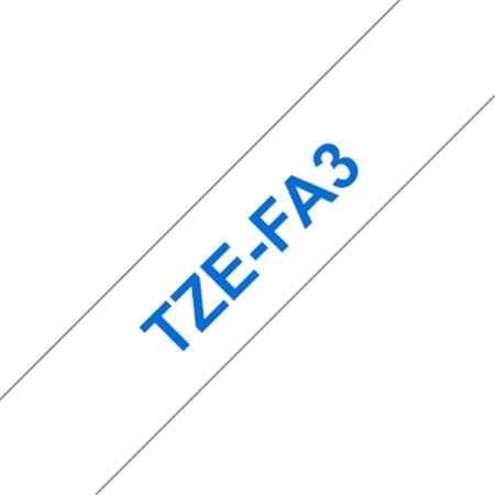 Fita Têxtil 12mmx3mts Branco/Azul