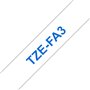 Fita Têxtil 12mmx3mts Branco/Azul