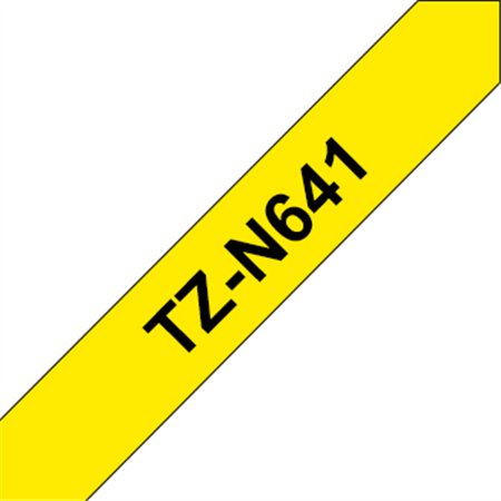 Fita Não Laminada 18mmx8mts Amarelo/Preto