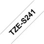 Fita Laminada SuperAdesiva 18mmx8mts Branco/Preto