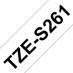 Fita Laminada SuperAdesiva 36mmx8mts Branco/Preto