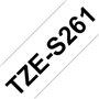 Fita Laminada SuperAdesiva 36mmx8mts Branco/Preto