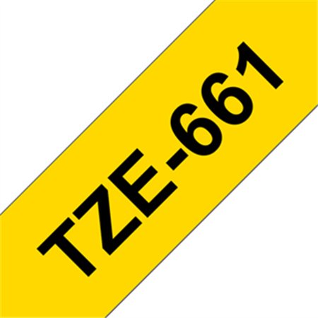 Fita Laminada SuperAdesiva 36mmx8mts Amarelo/Preto