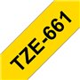Fita Laminada SuperAdesiva 36mmx8mts Amarelo/Preto