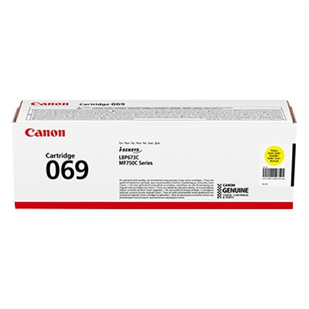 Toner Canon 069 Amarelo 5091C002 1900 Pág.
