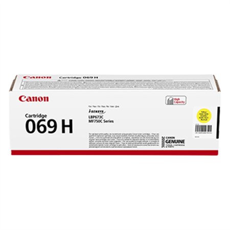 Toner Canon 069H Amarelo 5095C002 5500 Pág.
