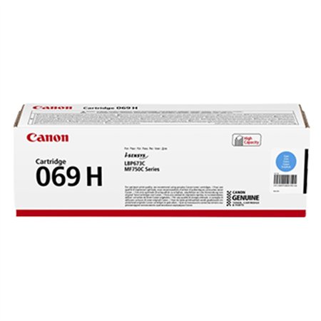 Toner Canon 069H Azul 5097C002 5500 Pág.