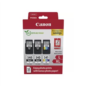 Pack Tinteiros Canon 540Lx2/541XL Preto/Cor+Papel 5224B015