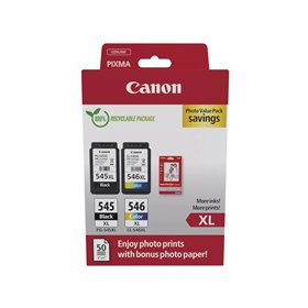Pack Tinteiros Canon 545XL/546XL Preto/Cor 8286B011